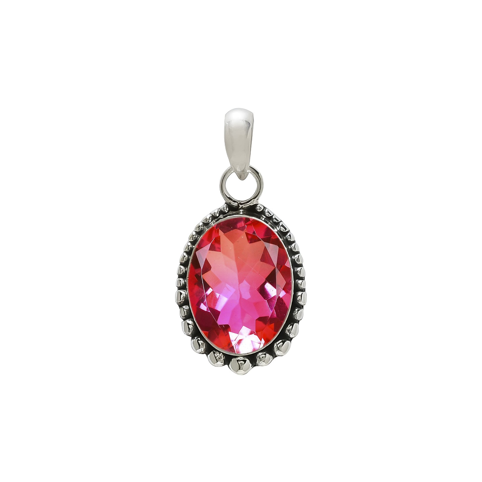 "Tourmaline Pendant | 925 Sterling Silver | Natural Gemstone Jewelry"