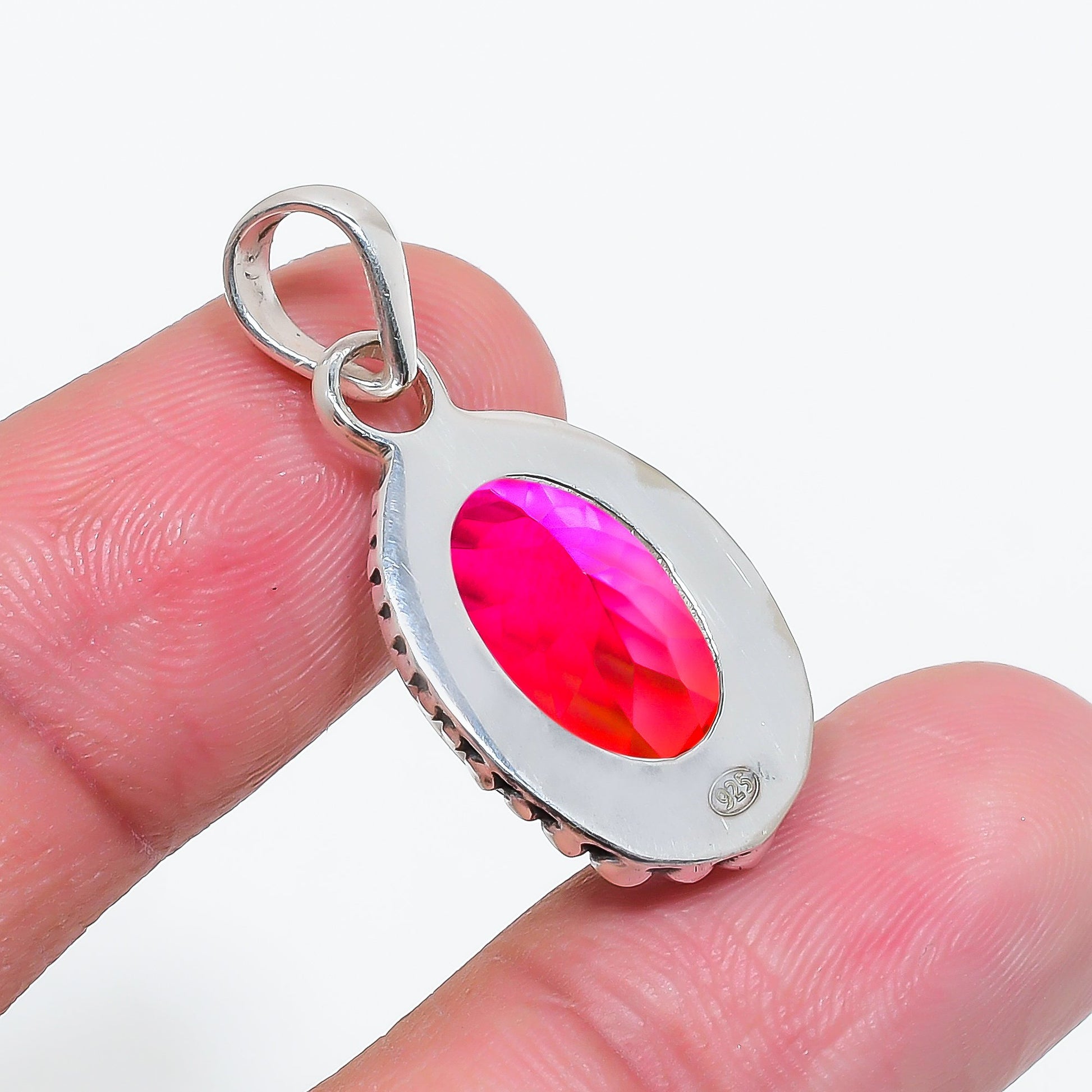 "Tourmaline Pendant | 925 Sterling Silver | Natural Gemstone Jewelry"