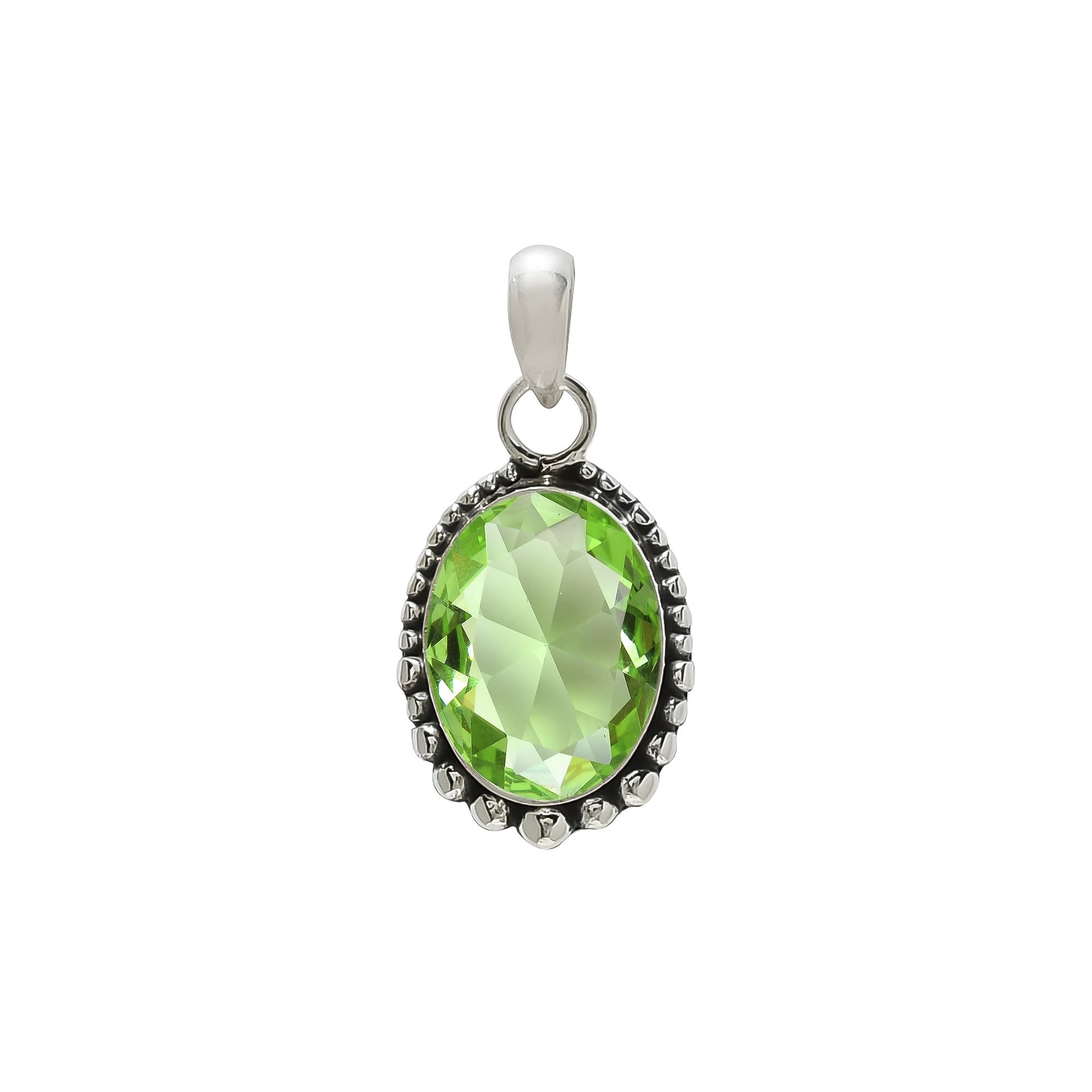 "Amethyst Pendant | 925 Sterling Silver | Purple Gemstone Necklace"