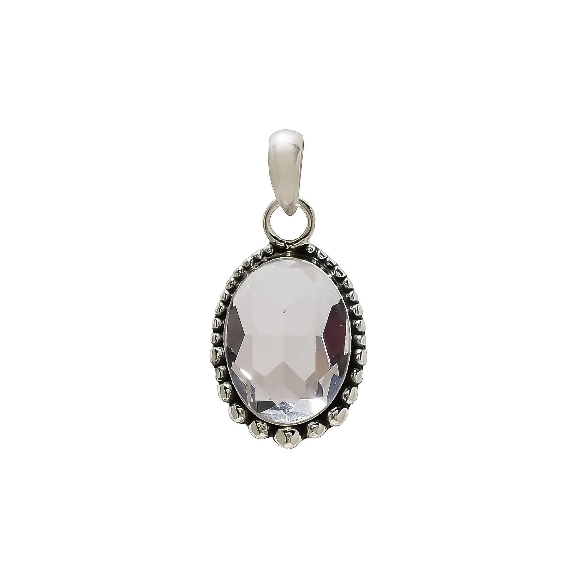 "Topaz Pendant | 925 Sterling Silver | Natural Gemstone Necklace"