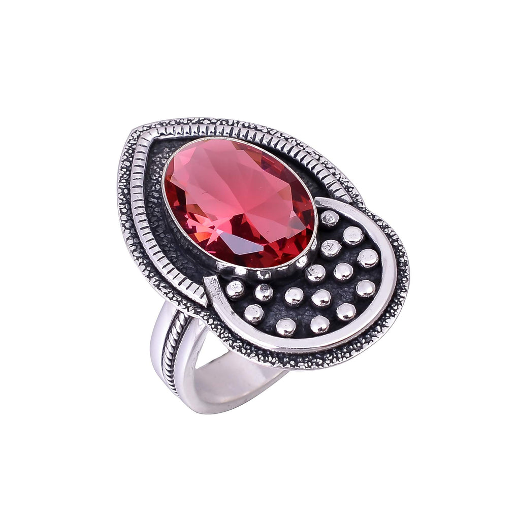 "Tourmaline Ring 925 Sterling Silver | Natural Gemstone Jewelry"