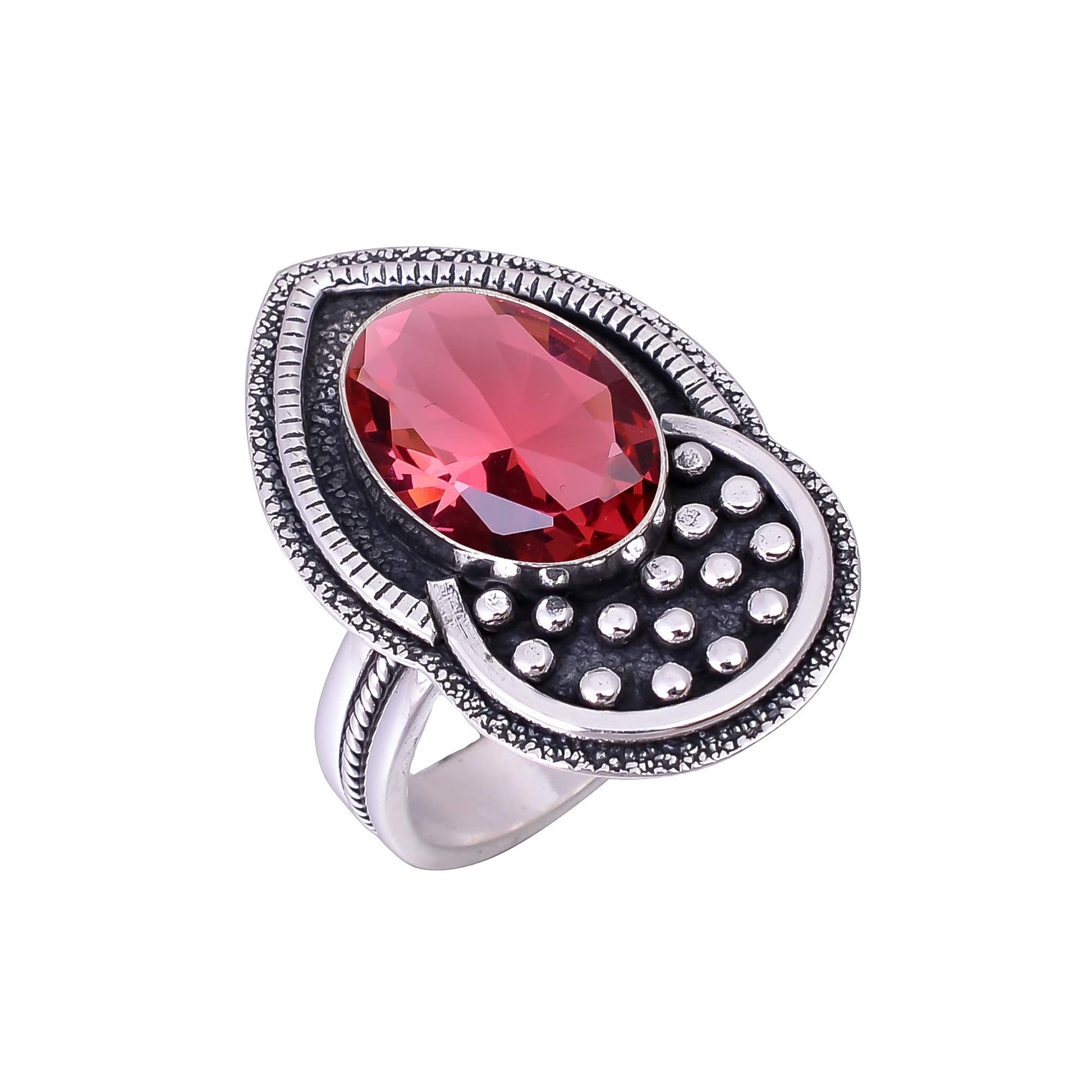 "Tourmaline Ring 925 Sterling Silver | Natural Gemstone Jewelry"